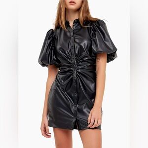 NWT Endless Rose Leather Mini Dress